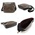 Louis Vuitton Borsa a tracolla Messenger Bast GM in tela Macassar con monogramma Nero - vista 4