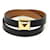 Hermès Black Brown Swift Calfskin Gold-Tone Medor Infinity Double Tour Bracelet  - view 1