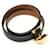 Hermès Black Brown Swift Calfskin Gold-Tone Medor Infinity Double Tour Bracelet  - view 5