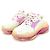 Balenciaga Sneakers Donna Triple Trainer Bianco Rosa Suola Trasparente - vista 2