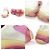 Balenciaga Sneakers Donna Triple Trainer Bianco Rosa Suola Trasparente - vista 5
