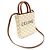 Céline Trio Canvas Kalbsleder Tan Cabas Mini Vertikal Mehrfarben - Ansicht 3