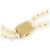 Miu Miu Collana Choker Doppia in Metallo Dorato con Perle - Ansicht 4