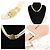 Miu Miu Collana Choker Doppia in Metallo Dorato con Perle - Ansicht 7