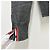 Thom Browne Cardigan aus Merinowolle in Mittelgrau mit diagonalen Armleisten Braun - Ansicht 10