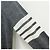 Thom Browne Cardigan aus Merinowolle in Mittelgrau mit diagonalen Armleisten Braun - Ansicht 4