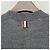 Thom Browne Cardigan aus Merinowolle in Mittelgrau mit diagonalen Armleisten Braun - Ansicht 9