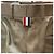 Thom Browne Pantaloni Chino Slim Non Strutturati in Cotone Twill Marrone - vista 3