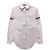 Thom Browne Camicia Oxford Classica con Bracciale a Tre Strisce Rosa - vista 12