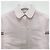 Thom Browne Camicia Oxford Classica con Bracciale a Tre Strisce Rosa - vista 3