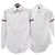 Camicia Oxford a righe con bracciale a tre righe per donna Thom Browne Grigio Medio Marrone - vista 13