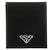 Prada Wallet Nylon Logo Men's Bifold Black