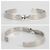 Maison Martin Margiela Bracciale Twist Number Argento - vista 2