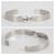 Maison Martin Margiela Bracciale Twist Number Argento - vista 6
