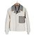 Dior Herren Ecru Cannage Blend Cropped Blousonjacke Beige Grau Blau - Ansicht 3