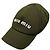 Miu Miu bestickte Logo Baumwoll-Baseballmütze Waldgrün Weiß ADXI
