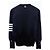 Thom Browne Wollcardigan mit Milano-Stich und diagonaler Leiste Blau - Ansicht 12