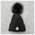 Strickmütze mit Pom Pom und Moncler-Logo-Patch Schwarz - Ansicht 9