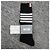 Calze Argyle a Righe Thom Browne Nere Nero - vista 2