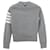 Thom Browne Klassischer Sweatshirt mit Diagonalärmeln Braun  - Ansicht 11