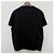 Maison Martin Margiela Schwarzes T-Shirt mit verzerrtem Logo und Kurzarmnähten - Ansicht 13