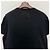 Maison Martin Margiela Schwarzes T-Shirt mit verzerrtem Logo und Kurzarmnähten - Ansicht 18
