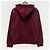 Céline Blason Logo bedruckter Baumwollfleece-Hoodie Bordeaux Rot - Ansicht 10