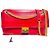 Mulberry Borsa a spalla con pattina in catena rossa Rosso