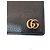 Gucci Portafoglio lungo da uomo Marmont GG in oro Nero - vista 3