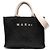 Marni Piccola borsa tote in rafia nera Nero