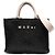 Marni Piccola borsa tote in rafia nera Nero - vista 4
