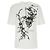 Alexander Mcqueen Oversized T-Shirt Skull Blossom Weiß - Ansicht 4