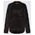 Versace Haariger, lockerer Strickpullover Schwarz  - Ansicht 4
