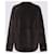 Versace Haariger, lockerer Strickpullover Schwarz  - Ansicht 5