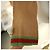Gucci Sciarpa Striata in Lana Cammello Marrone - vista 12