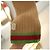 Gucci Sciarpa Striata in Lana Cammello Marrone - vista 13