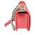 Chanel Borsa a spalla media in tono argento Caviar Boy Rosso - vista 4
