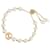 Gucci Verschlungenes Perlenarmband Weiß - Ansicht 4
