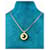 Givenchy Collar Péndulo Redondo Cubo con Logo Dorado - vista 4