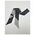 Chanel Foulard in seta con logo CC per donne, nero e bianco - vista 4