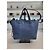 Salvatore Ferragamo Borsa Tote Marta in Grano Blu Salvatore Gancci - vista 8