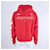 Off White Hoodie Rosso  - vista 3