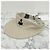 Visor Cap Logo TYRY Ecru Schwarz von Isabel Marant Étoile Weiß - Ansicht 2
