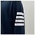 Thom Browne Diagonal Arm Band Side Slit Long Sleeve Tee Navy Blue - view 16