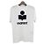 Isabel Marant Leinen-Logo-T-Shirt ZEWEL weiß - Ansicht 2