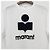 Isabel Marant Leinen-Logo-T-Shirt ZEWEL weiß - Ansicht 4