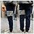 Thom Browne Classic diagonal armband training pants navy Blue - view 12