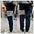 Thom Browne Classic diagonal armband training pants navy Blue - view 3