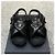Prada Sandali incrociati in pelle nappa imbottiti con logo triangolare - vista 15