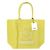Isabel Marant Borsa shopper ricamata con logo YENKY Giallo sole